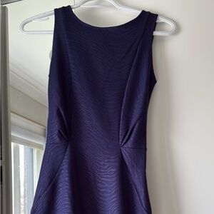 RACHEL Rachel Roy Textured Purple Midi Dress